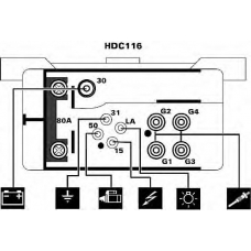 HDC116 DELPHI DIESEL Glow plug controller