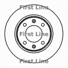 FBD015 FIRST LINE Тормозной диск