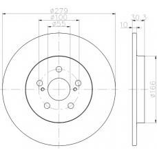 8DD 355 120-191 HELLA PAGID Тормозной диск