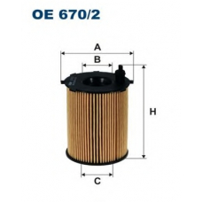 OE670/2 FILTRON Масляный фильтр