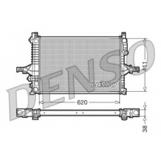 DRM33065 DENSO Радиатор, охлаждение двигателя