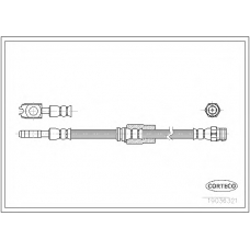 19036321 CORTECO Тормозной шланг