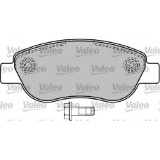 598913 VALEO Комплект тормозных колодок, дисковый тормоз