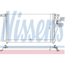940278 NISSENS Конденсатор, кондиционер
