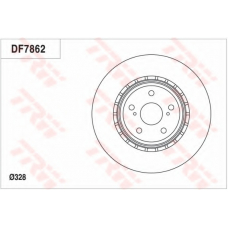 DF7862 TRW Тормозной диск