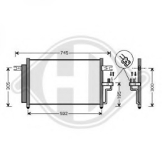8683202 DIEDERICHS Конденсатор, кондиционер