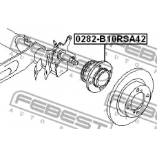 0282-B10RSA42 FEBEST Ступица колеса