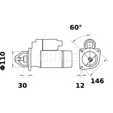 MS 107 MAHLE Стартер