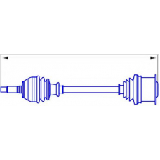 12997 SERCORE Приводной вал