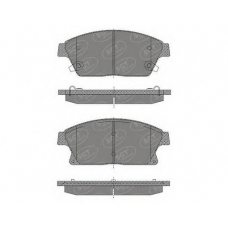 SP 638 PR SCT Комплект тормозных колодок, дисковый тормоз