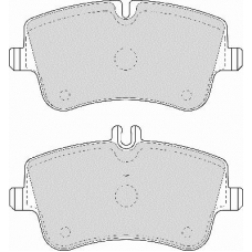 FD6961N NECTO Комплект тормозных колодок, дисковый тормоз