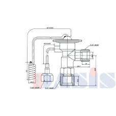 840490N AKS DASIS Расширительный клапан, кондиционер