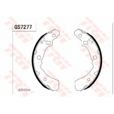 GS7277 TRW Комплект тормозных колодок