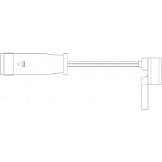 WS0162A KAWE Сигнализатор, износ тормозных колодок