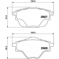 T2304 PAGID Комплект тормозных колодок, дисковый тормоз