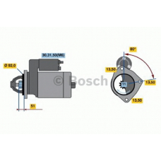 0 001 371 119 BOSCH Стартер