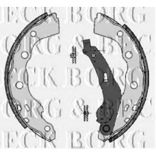 BBS6282 BORG & BECK Комплект тормозных колодок