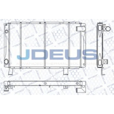 RA0210180 JDEUS Радиатор, охлаждение двигателя