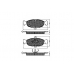 30960 SPIDAN Комплект тормозных колодок, дисковый тормоз