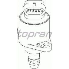 721 455 TOPRAN Поворотная заслонка, подвод воздуха
