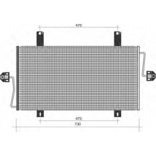 350203436000 MAGNETI MARELLI Конденсатор, кондиционер