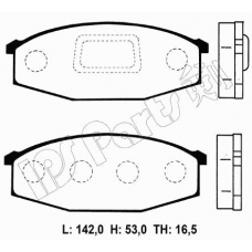 IBD-1131 IPS Parts Комплект тормозных колодок, дисковый тормоз