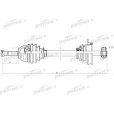 PDS0587 PATRON Приводной вал