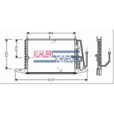 1820221 KUHLER SCHNEIDER Конденсатор, кондиционер