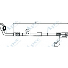 HOS3090 APEC Тормозной шланг