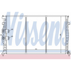 63734 NISSENS Радиатор, охлаждение двигателя