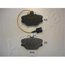 50-W0-006 Ashika Комплект тормозных колодок, дисковый тормоз