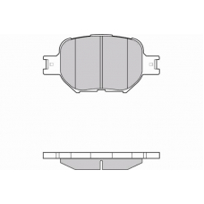 12-0963 E.T.F. Комплект тормозных колодок, дисковый тормоз