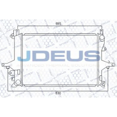 031M10 JDEUS Радиатор, охлаждение двигателя