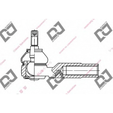 DE1204 DJ PARTS Наконечник поперечной рулевой тяги