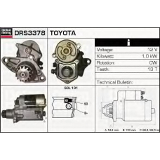 DRS3378 DELCO REMY Стартер