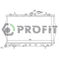 PR 1804A3 PROFIT Радиатор, охлаждение двигателя