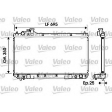 734216 VALEO Радиатор, охлаждение двигателя