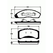 2513.00 ROADHOUSE Колодки тормозные