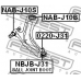 NAB-J10B FEBEST Подвеска, рычаг независимой подвески колеса