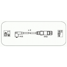 ABM49 JANMOR Комплект проводов зажигания