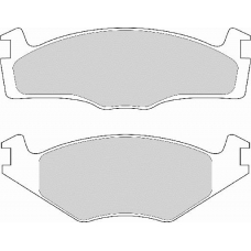 FD4151N NECTO Комплект тормозных колодок, дисковый тормоз