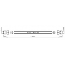 VBH484 MOTAQUIP Тормозной шланг