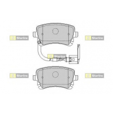 BD S826P STARLINE Комплект тормозных колодок, дисковый тормоз