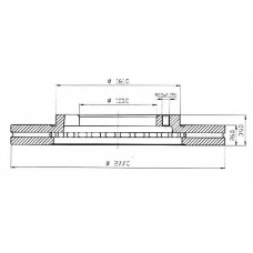 BSF3921 QUINTON HAZELL Тормозной диск