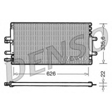 DCN23001 DENSO Конденсатор, кондиционер