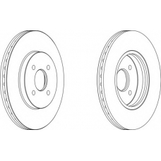 DDF1195-1 FERODO Тормозной диск