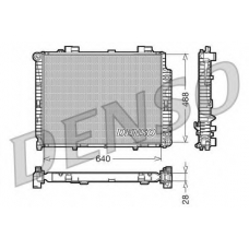 DRM17101 DENSO Радиатор, охлаждение двигателя