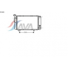 RT2009 AVA Радиатор, охлаждение двигателя