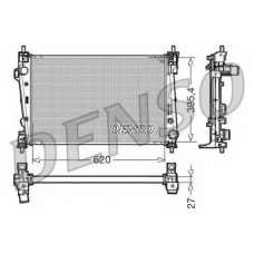 DRM01006 DENSO Радиатор, охлаждение двигателя