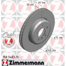 150.3483.20 ZIMMERMANN Тормозной диск